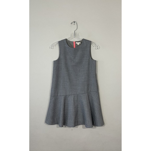 Crewcuts Dresses & Skirts - Crewcuts Flutter Hem Light Gray Dress Wool Blend Preppy Style# C8972 Size 10